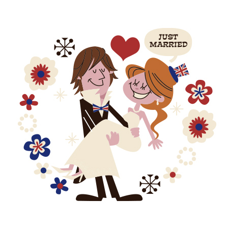 KITSCHウェディング似顔絵